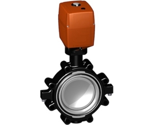 +GF+電動(dòng)蝶閥 電動(dòng)塑料蝶閥，100-230V GF141型凸耳式蝶閥 進(jìn)口蝶閥